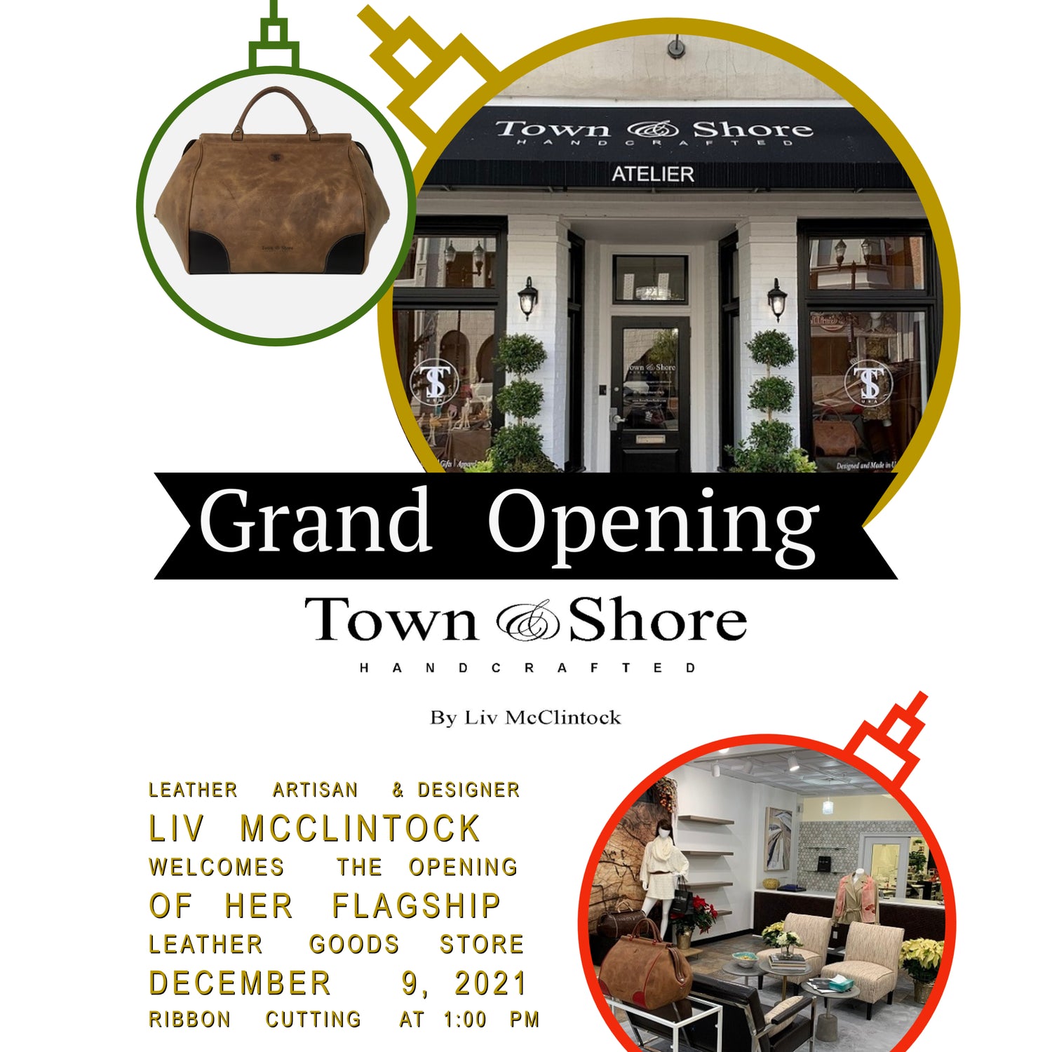 Grand Opening : Town & Shore Handcrafted Flagship Store