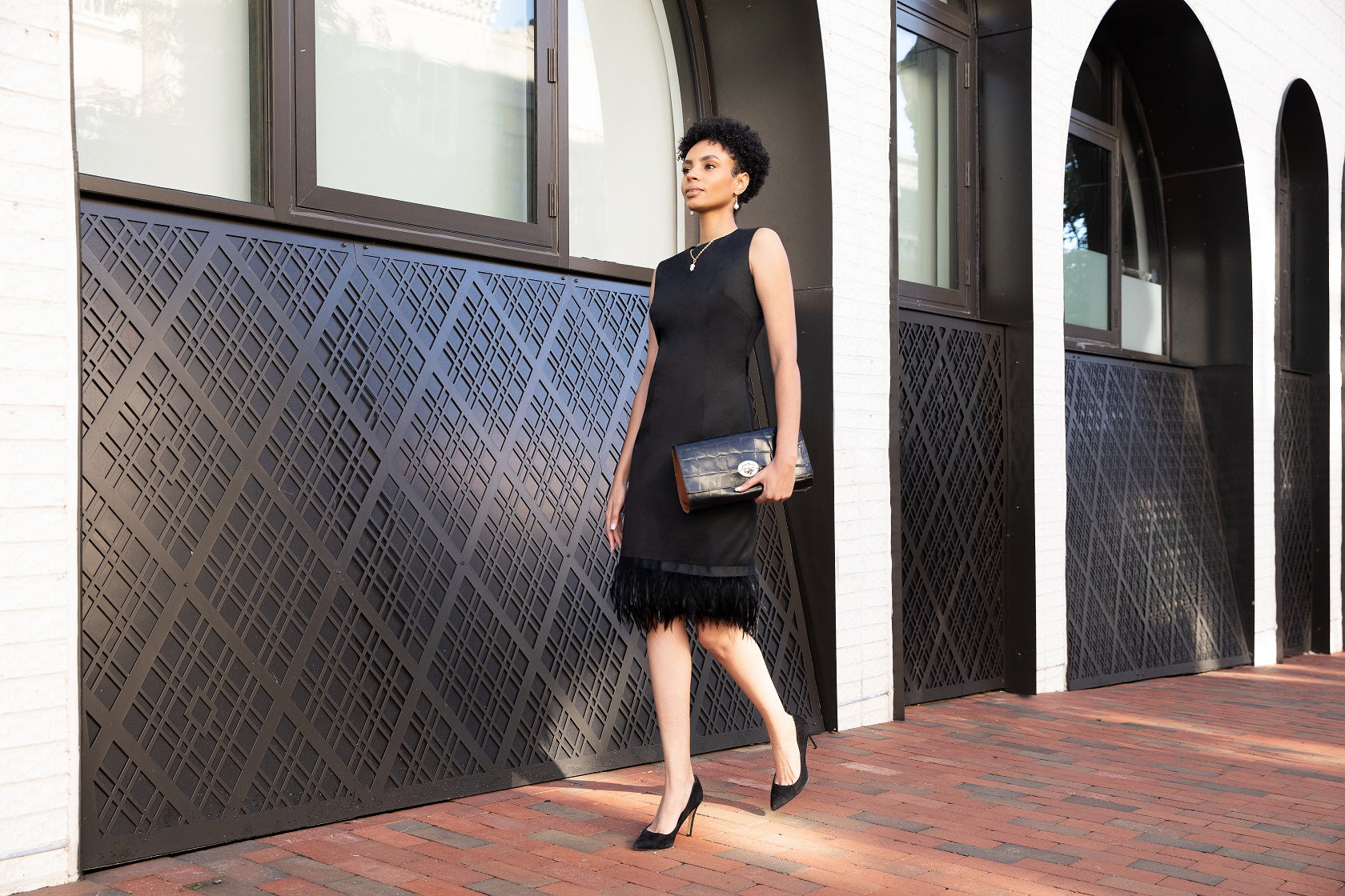 Mon Cheri Black Leather Clutch – Town & Shore Handcrafted