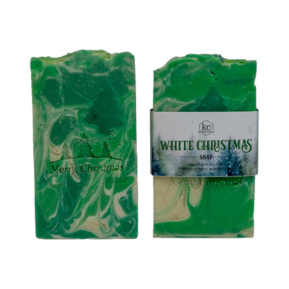Artisan Made Vegan Bar Soap - White Christmas
