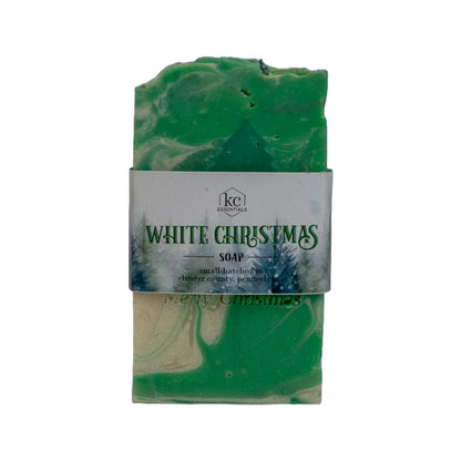 Artisan Made Vegan Bar Soap - White Christmas