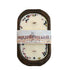 Large table table size Holiday Village soy wax candle from KC Essentials in hand carved walnut brown wood dough bowl . Great for display for Christmas or holiday decorating and gifts.