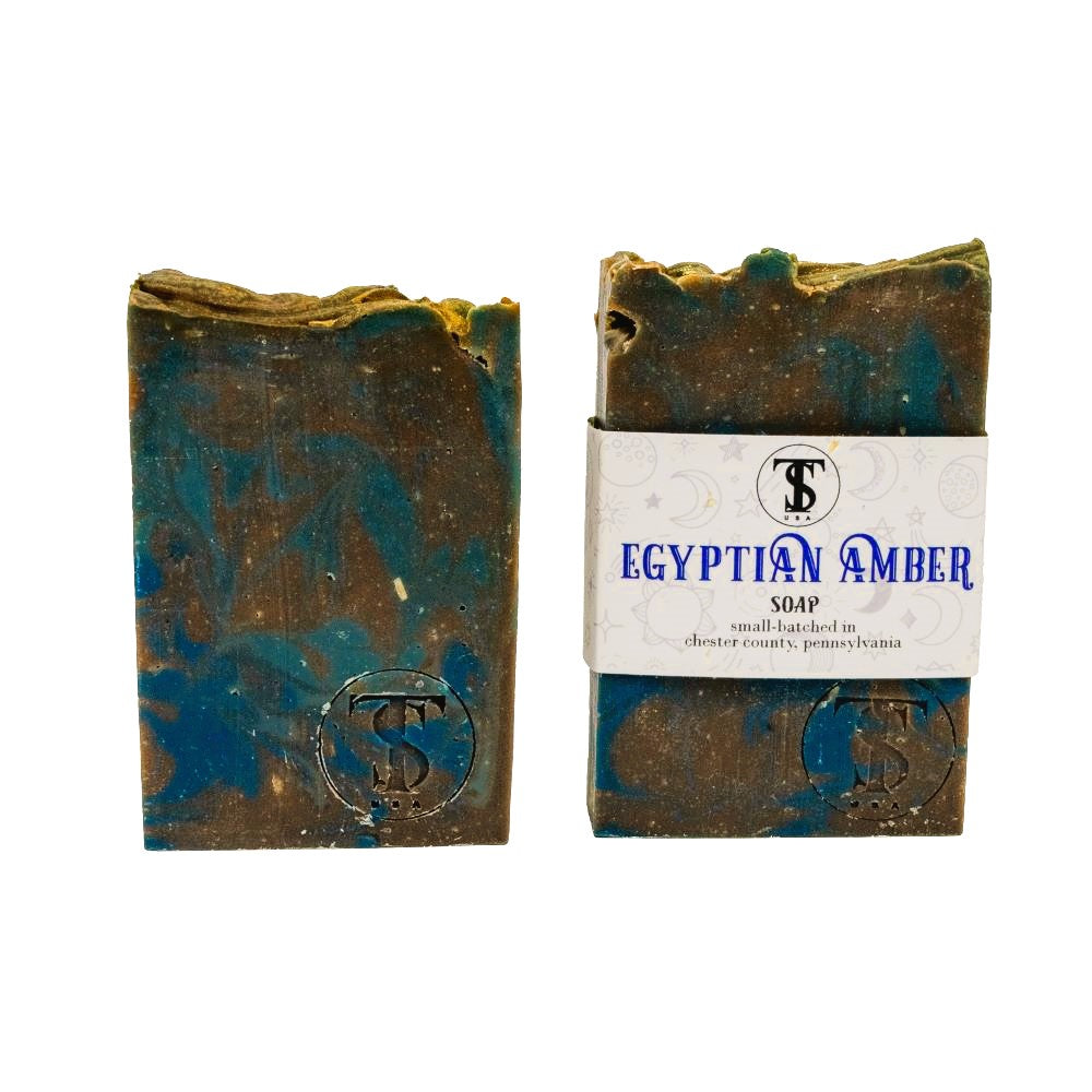 Town &amp; Shore Hancrafted + KC Essentials - Lux Vegan Body Bar Soap - Egyptian Amber