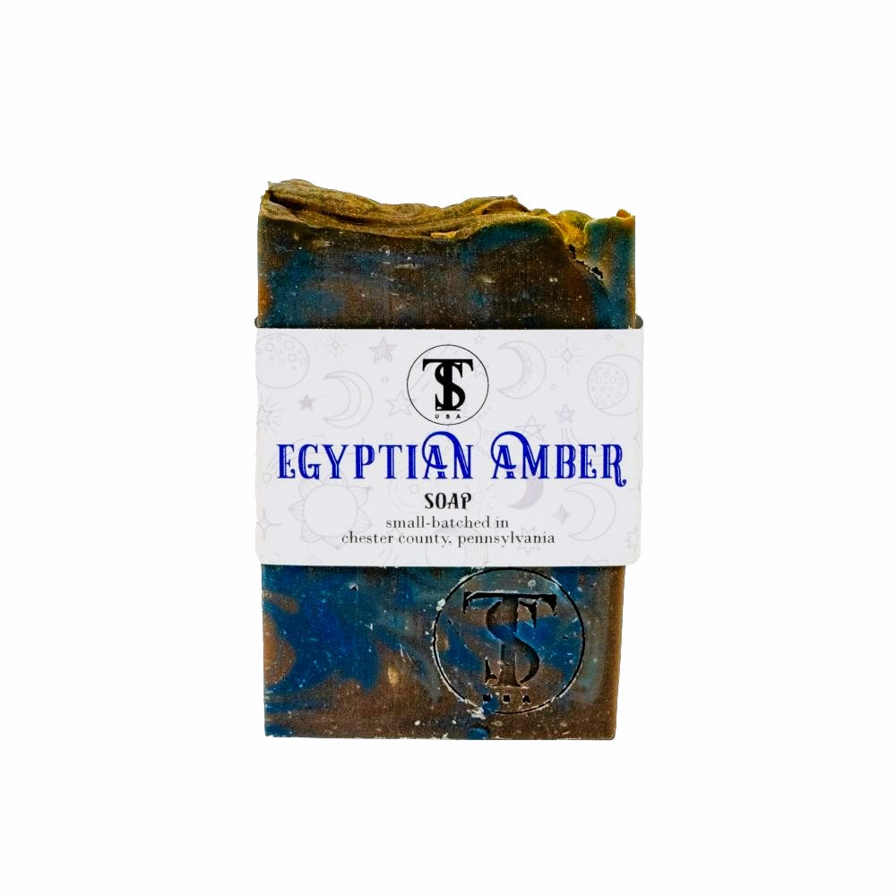 Town &amp; Shore Hancrafted + KC Essentials - Lux Vegan Body Bar Soap - Egyptian Amber