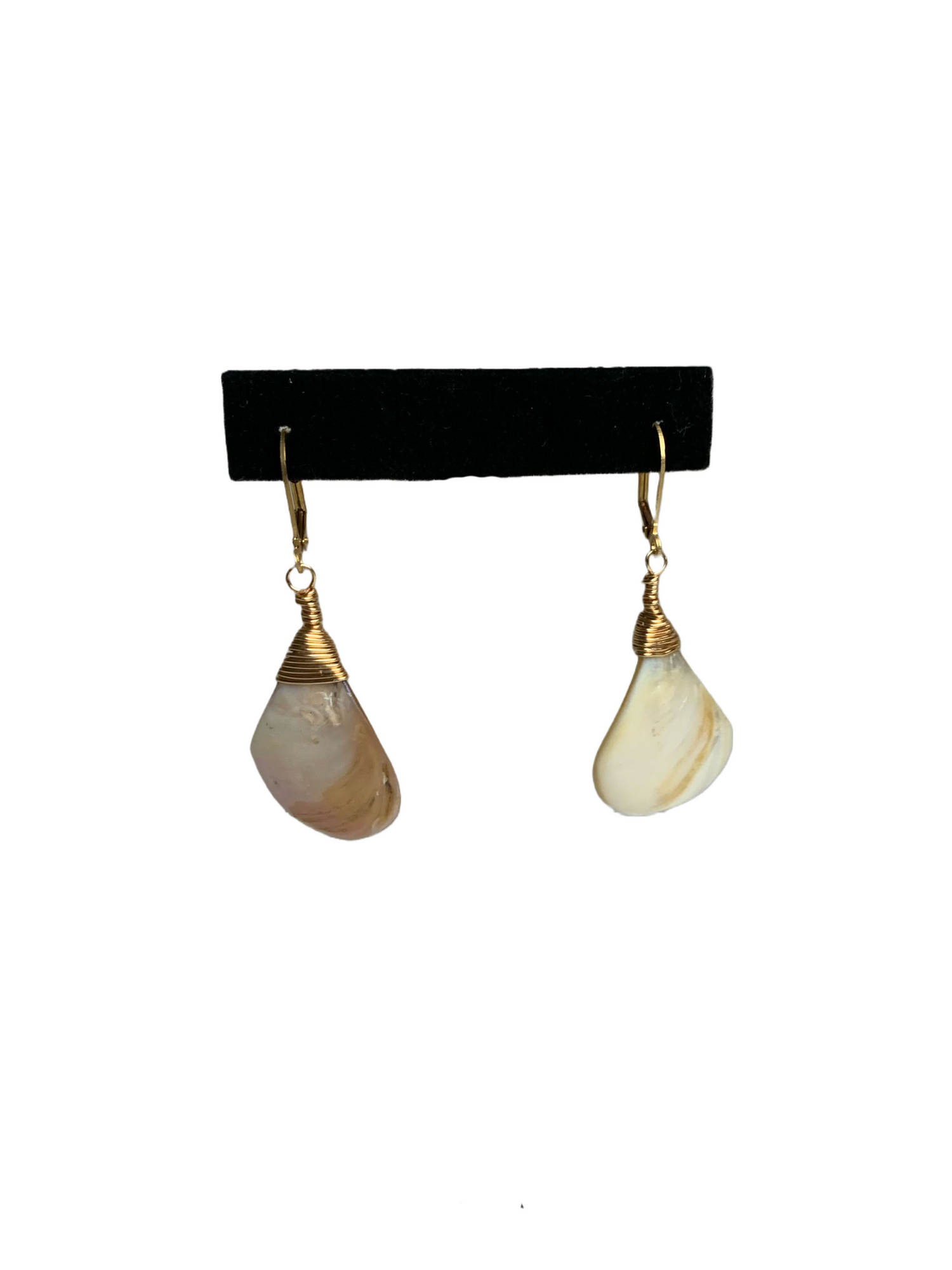 Natural Shell Teardrop Earrings