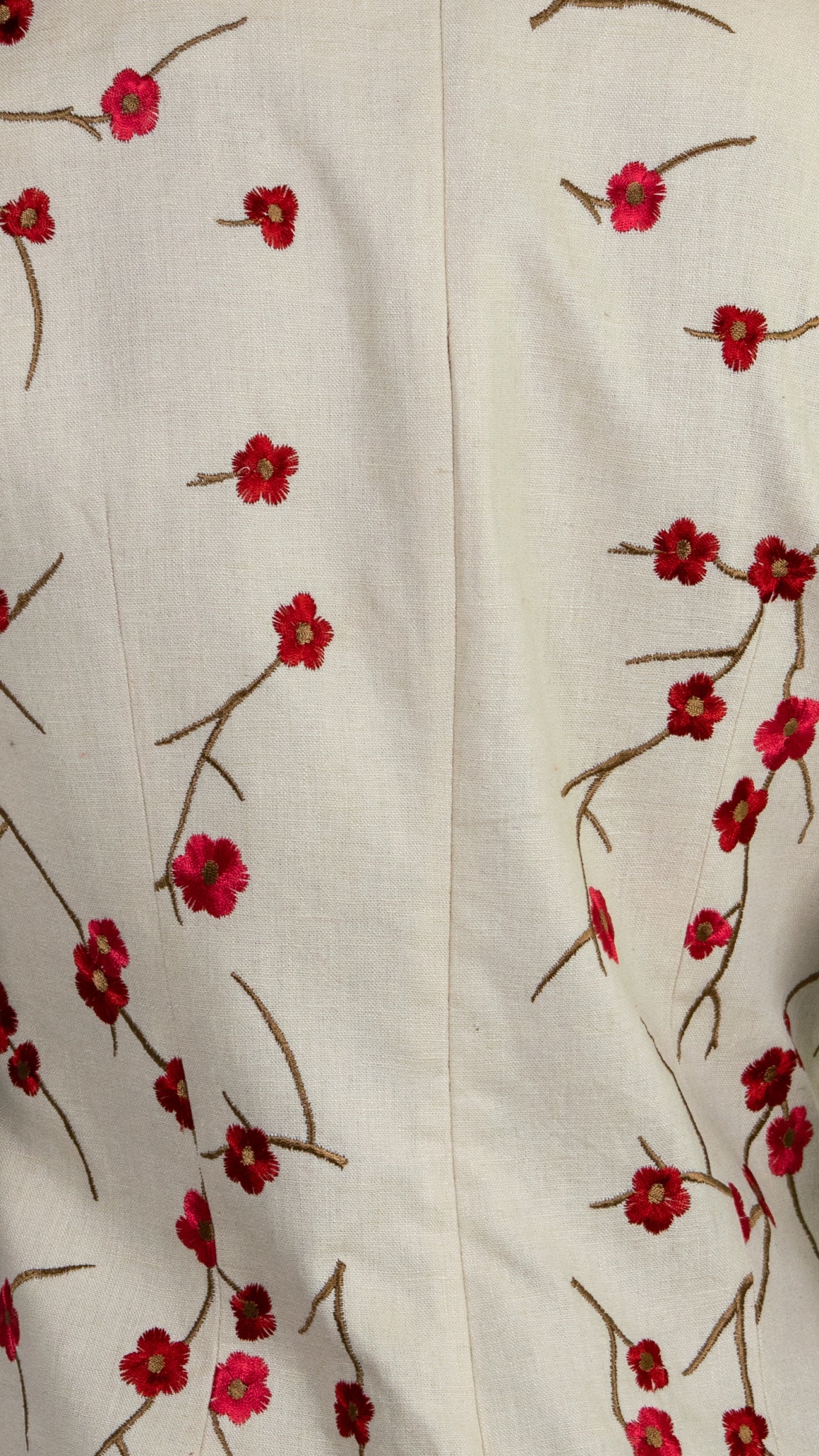 Linen Cherry Blossom Sheath