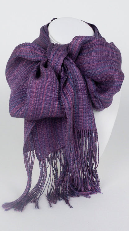 lavender wool scarf